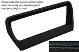 WHITE STITCH SPEEDO SURROUND LEATHER COVER FITS RANGE ROVER VOGUE SE CLASSIC