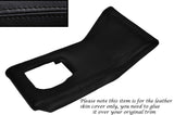 BLACK STITCH CENTRE CONSOLE TRIM LEATHER COVER FITS LOTUS MK1 & FORD CORTINA