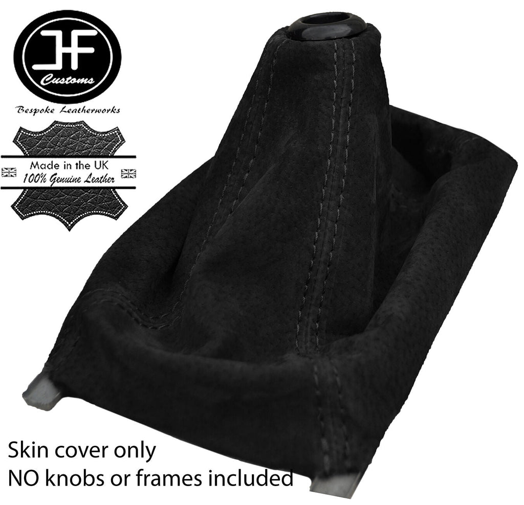 BLACK REAL SUEDE MANUAL GEAR GAITER  FITS ACURA INTEGRA 1990-2001 CUSTOM NEW