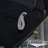 L GREY LEATHER TAILGATE BOOT PULL STRAP HANDLE  FITS FIAT 500 ABARTH 07-16