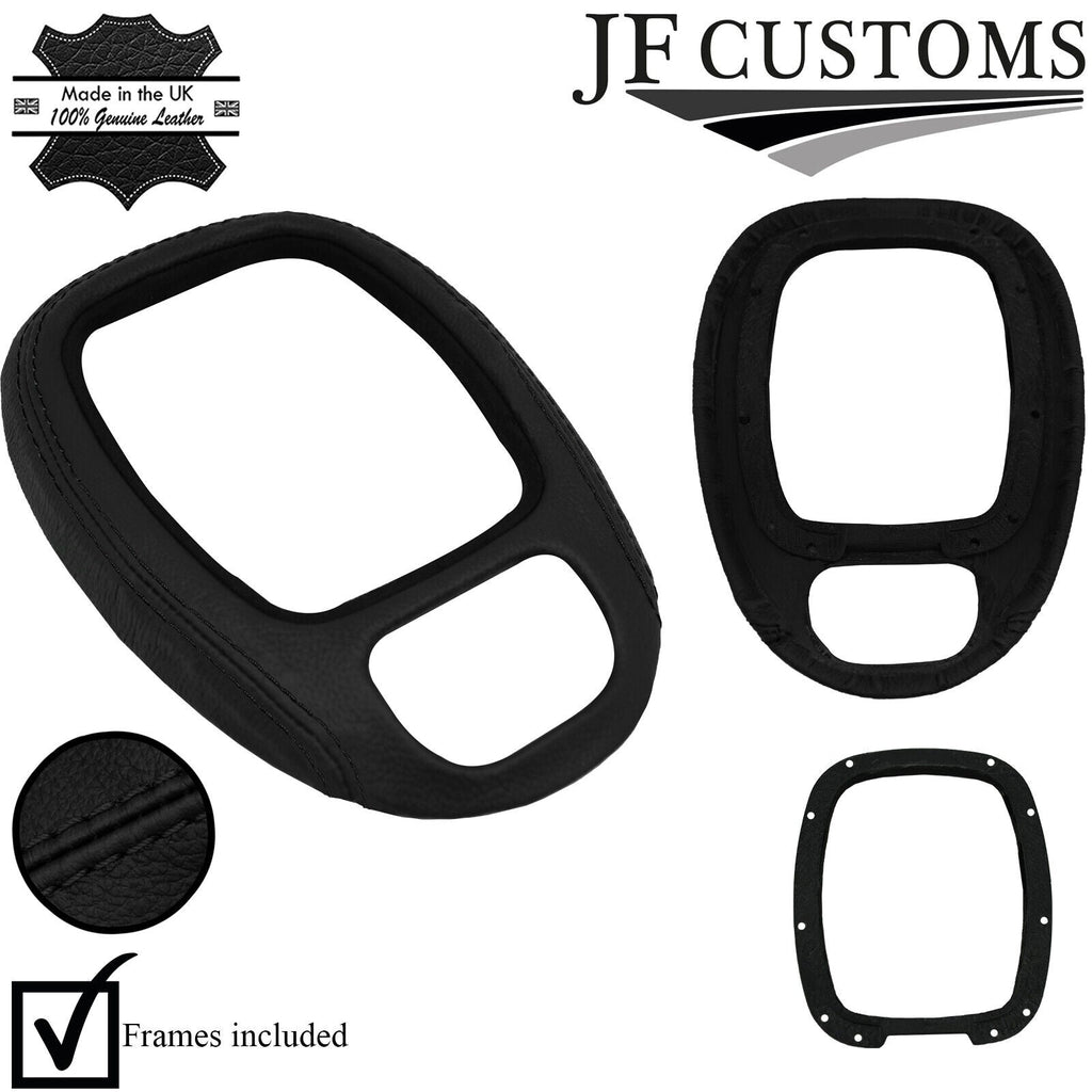 BLACK STITCH LEATHER GEAR SURROUND + INNER FRAME FOR JAGUAR XJR XJ8 X308 97-03