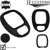 BLACK STITCH LEATHER GEAR SURROUND + INNER FRAME FOR JAGUAR XJR XJ8 X308 97-03