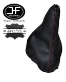 RED STITCHING LEATHER GEAR GAITER FITS MERCEDES G-CLASS CUSTOM NEW MADE IN UK