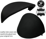 BLACK STITCH SPEEDO CLUSTER HOOD REAL LEATHER COVER FOR PEUGEOT 207 2006-2013