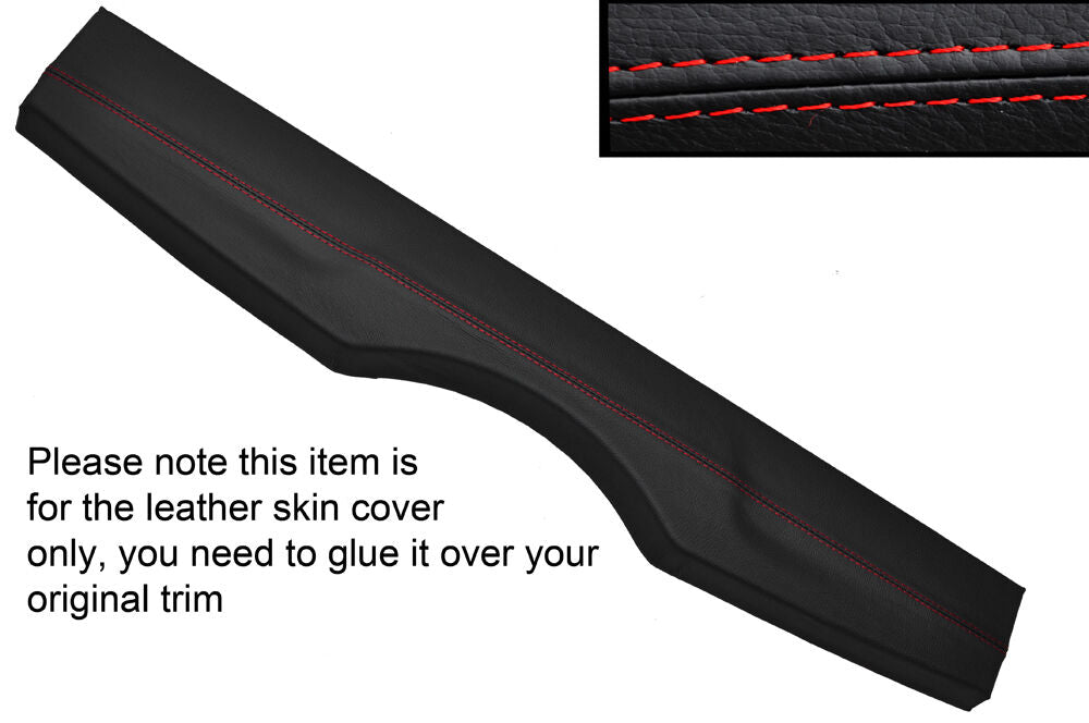 RED STITCH REAR PARCEL SHELF SKIN COVER FITS FIAT 500 & FIAT 500 ABARTH 07-14