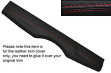 RED STITCH REAR PARCEL SHELF SKIN COVER FITS FIAT 500 & FIAT 500 ABARTH 07-14