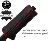 RED STITCH LEATHER HANDBRAKE HANDLE COVER FOR TOYOTA LAND CRUISER VX 80 90-97