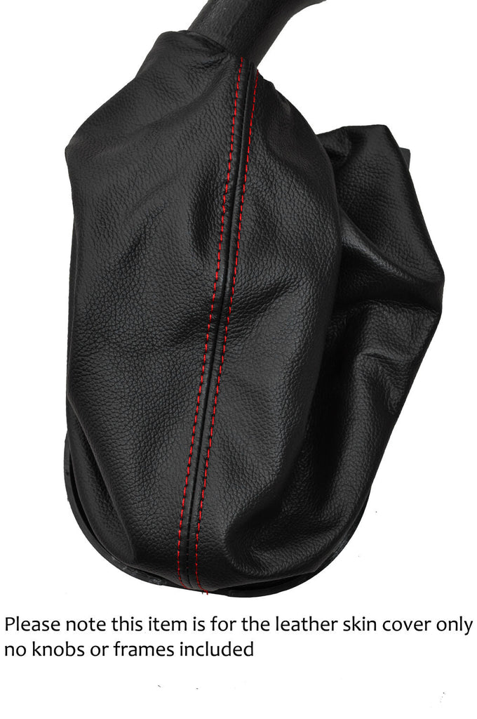 RED STITCHING LEATHER GEAR GAITER FITS RENAULT MIDLUM 150 2001 CUSTOM NEW