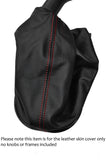 RED STITCHING LEATHER GEAR GAITER FITS RENAULT MIDLUM 150 2001 CUSTOM NEW