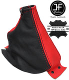 BLACK & RED REAL LEATHER HANDBRAKE GAITER FITS 300ZX Z32 1989-2000 CUSTOM NEW