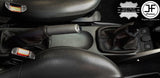 BLACK STITCH REAL LEATHER MANUAL GEAR & HANDBRAKE FITS VAUXHALL CORSA C 00-06
