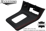 RED STITCH LEATHER AUTO GEAR SURROUND TRIM COVER FITS NISSAN SKYLINE R33 STYLE 2
