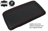 RED STITCHING ARMREST LID LEATHER COVER FITS HONDA CRV CR-V 2002-2006 CUSTOM NEW