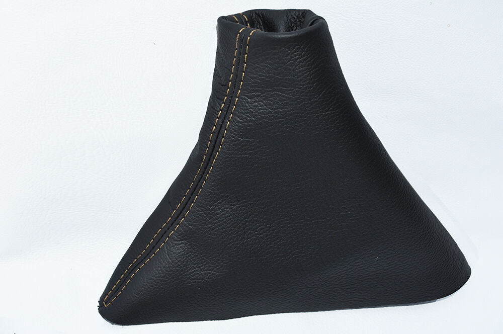 SAND STITCH FITS BMW X3 E83 2003-2010 DOUBLE HANDBRAKE GAITER BLACK COVER