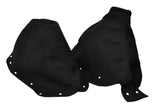 BLACK STITCH FITS NISSAN 300ZX 1989-2000 COUPE PU SUEDE GEAR + HANDBRAKE GAITER