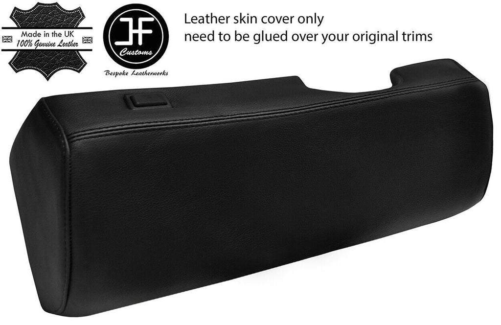 BLACK STITCH DRIVER UNDER DASH TRIM LEATHER COVER FITS BMW 6 E24 HIGHLINE L6