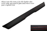 RED STITCH FITS FORD CORTINA MK2 TOP DASH DASHBOARD LEATHER SKIN COVER