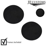 BLACK SUEDE 2X SWITCH COVER PLATE+PLASTIC FRAMES FITS PORSCHE 986 BOXSTER 96-04
