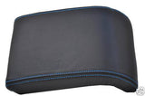 FITS VAUXHALL VECTRA C LEATHER ARMREST COVER L BLUE  STITCH CUSTOM NEW