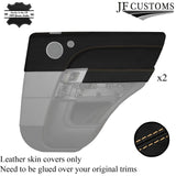 CREAM STITCH LEATHER 4X FRONT REAR DOOR CARD COVERS FOR RANGE ROVER L494 13-21