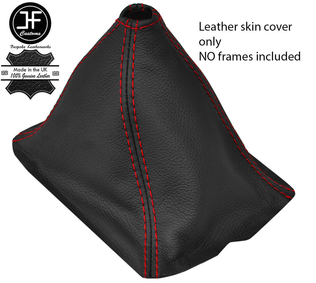 RED STITCH TOP GRAIN LEATHER MANUAL GEAR GAITER FITS ROVER SD1 VITESSE