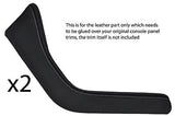 white stitch FITS BMW Z3 95-03 2X TRIM PANELS LEATHER COVERS ONLY GLUE NEEDED