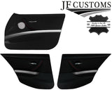 D RED STITCH PERFORATED LEATHER  3X DOOR HANDLE TRIM+COVERS FOR BMW E90 E91 E9X
