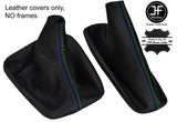 BLACK STITCH LEATHER GEAR & HANDBRAKE GAITER FOR BMW E36 E46 1991-2005 STYLE 1