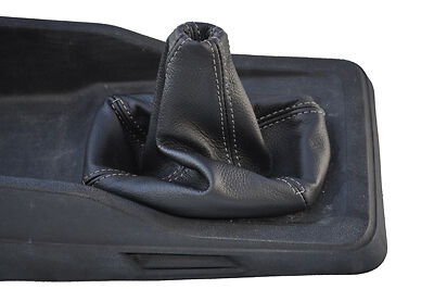 grey stitch FITS VW POLO MK2 2 II 86C 86C2F 87C 81-94 LEATHER GEAR GAITER
