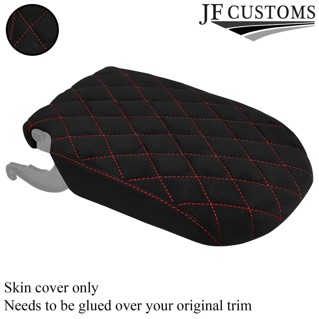 RED DIAMOND STITCH SUEDE COVER FITS RANGE ROVER L494 2013-2021 CUSTOM NEW