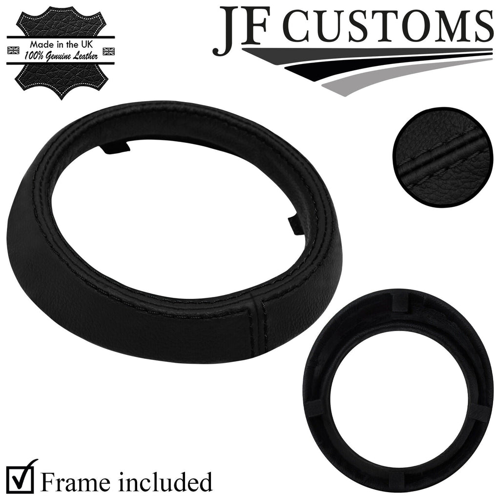 BLACK STITCH GEAR SURROUND TRIM COVER + FRAME FITS MINI COUNTRYMAN R60 10-16