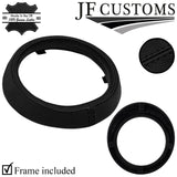 BLACK STITCH GEAR SURROUND TRIM COVER + FRAME FITS MINI COUNTRYMAN R60 10-16