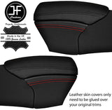 RED STITCH 2X UNDER ARMREST SIDE PAD LEATHER COVERS FOR PORSCHE BOXSTER 986
