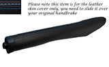 BLUE STITCHING LEATHER HANDBRAKE GAITER FITS PORSCHE 911 964 & 993 1989-1997