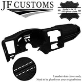 WHITE STITCH TOP-GRAIN LEATHER DASH DASHBOARD COVER FOR CHEVROLET CAMARO 98-02