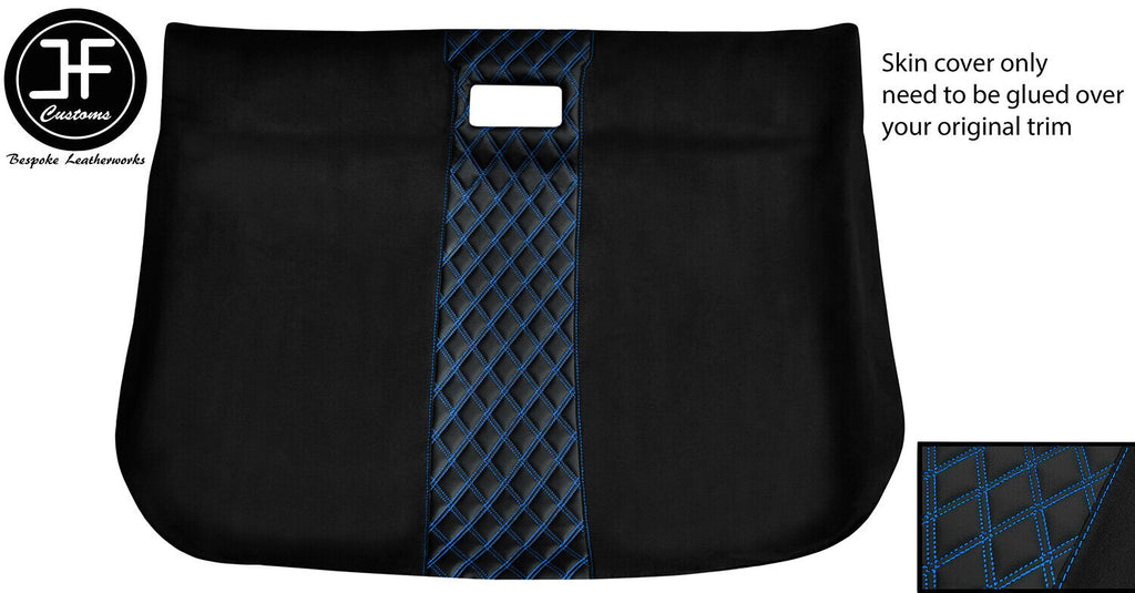 BLUE DIAMOND STITCHING ROOF HEADLINING LUXE SUEDE COVER FOR AUDI TT MK1 98-06