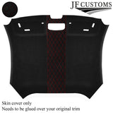 DSG2 RED DIAMOND STITCH LUXE SUEDE HEADLINER COVER FITS AUDI TT MK3 15-19