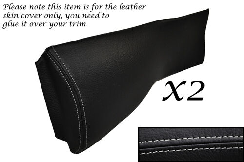 GREY STITCHING FITS TRIUMPH SPITFIRE & GT6 2X LEATHER KNEE PADS LEATHER COVERS