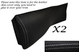 GREY STITCHING FITS TRIUMPH SPITFIRE & GT6 2X LEATHER KNEE PADS LEATHER COVERS