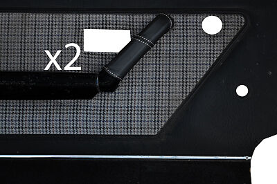 white stitch FITS VW GOLF MK1 JETTA SCIROCCO CADDY 74-93  2X DOOR HANDLE COVERS