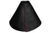 RED STITCH FITS MAZDA MX5 MX-5 MK3 ROADSTER 2005-2009 LEATHER GEAR GAITER