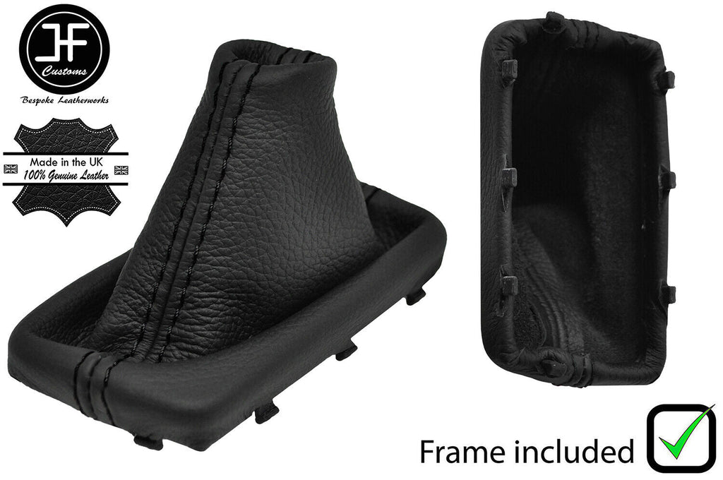 BLACK STITCH LEATHER AUTOMATIC GEAR+PLASTIC FRAME FOR KIA CEE'D CEED 12-18