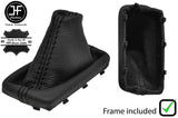 BLACK STITCH LEATHER AUTOMATIC GEAR+PLASTIC FRAME FOR KIA CEE'D CEED 12-18