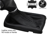 BLACK STITCHING AUTO AUTOMATIC REAL LEATHER GEAR GAITER FITS KIA SORENTO 15-17