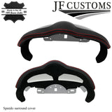 RED STITCH LEATHER FULL DASHBOARD KIT COVER FOR PORSCHE CAYMAN 987 05-12