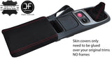 RED STITCH REAL SUEDE GEAR GAITER & ARMREST COVER FITS HONDA S2000 1999-2003