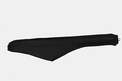 black stitch FITS ROVER 200 216 220 25 1995-2003 BLACK LEATHER HANDBRAKE GAITER
