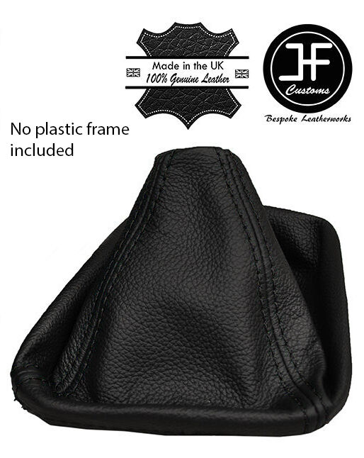 BLACK STITCHING MANUAL REAL LEATHER GEAR GAITER FOR BMW Z4 E85 E86 2002-2008
