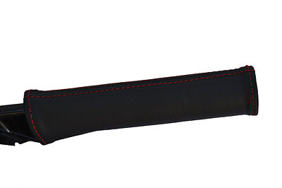 red stitch FITS CITROEN C3 2002-2010  LEATHER HANDBRAKE HANDLE CUSTOM NEW