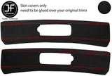 RED STITCH  2X TARGA ROOF TRIM LUXE SUEDE COVERS FITS NISSAN 300ZX Z32 90-96